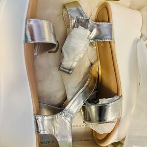 J.Adams silver brand new women’s sandals